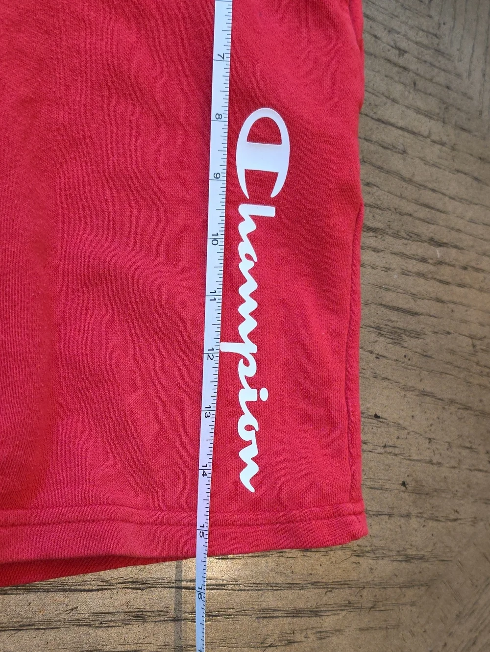 Champion Kids' Red Logo Athletic Shorts Size 8